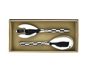 Regal Checkerboard Salad Server Set