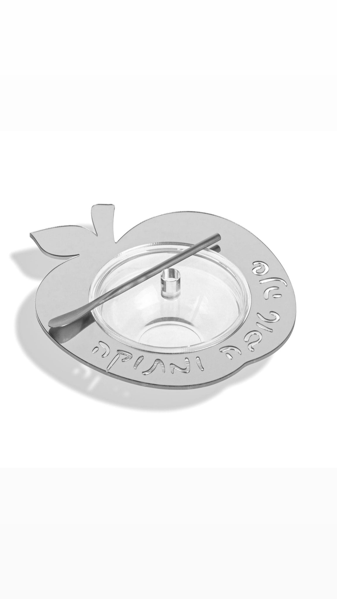 Lucite Floating Die Cut Honey Dish