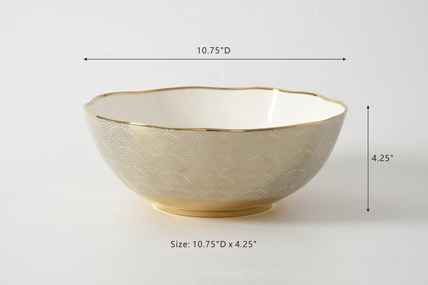 LARGE CERAMIC MORROCAN STYLE BOWL