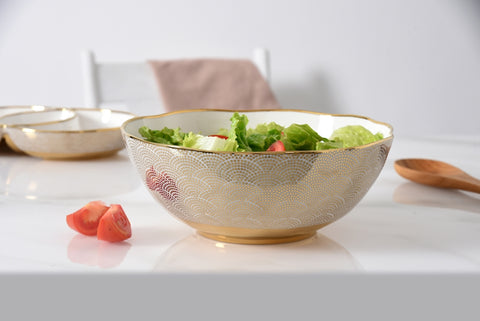 LARGE CERAMIC MORROCAN STYLE BOWL