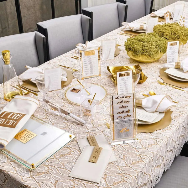 White Lace Leaf Tablecloth