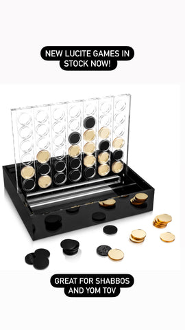 Lucite Connect 4 Game Set