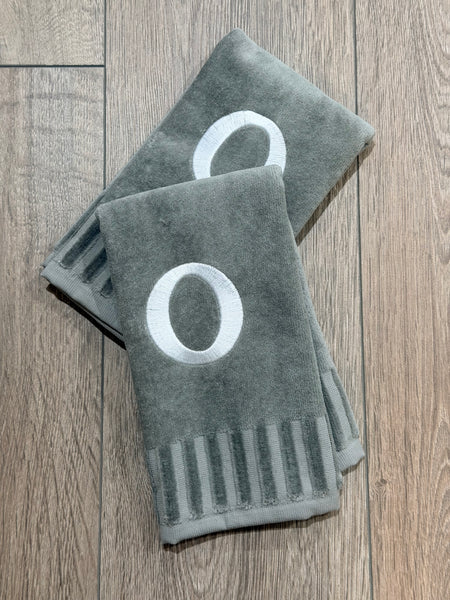 Plush Finger Towels With Initials