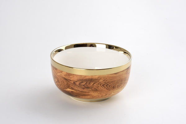 Ceramic Wood Design Bowl