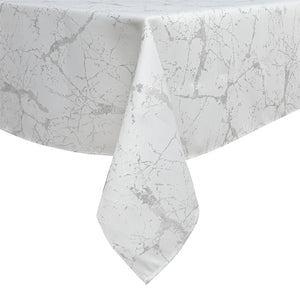Tablecloth Marble Silver/White