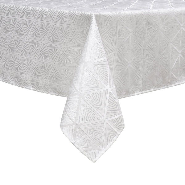 Tablecloth Jacquard - Silver Diamond