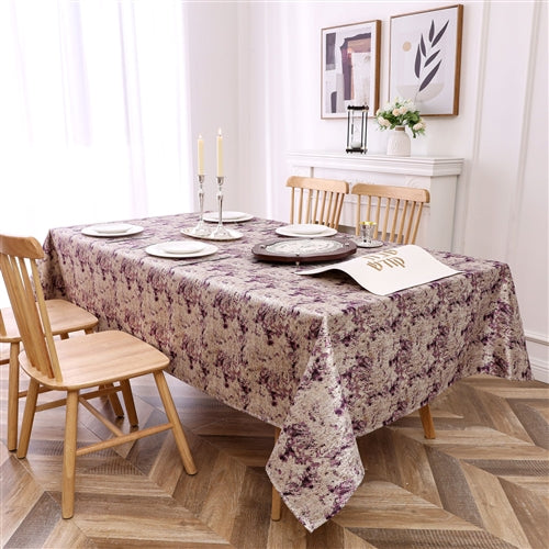 Tablecloth Jacquard Desert Mauve