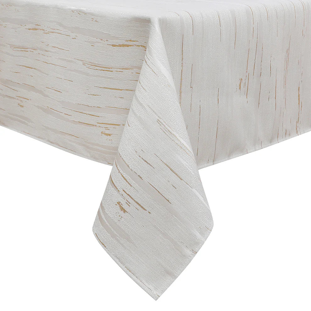 Tablecloth Jacquard Stratus Gold