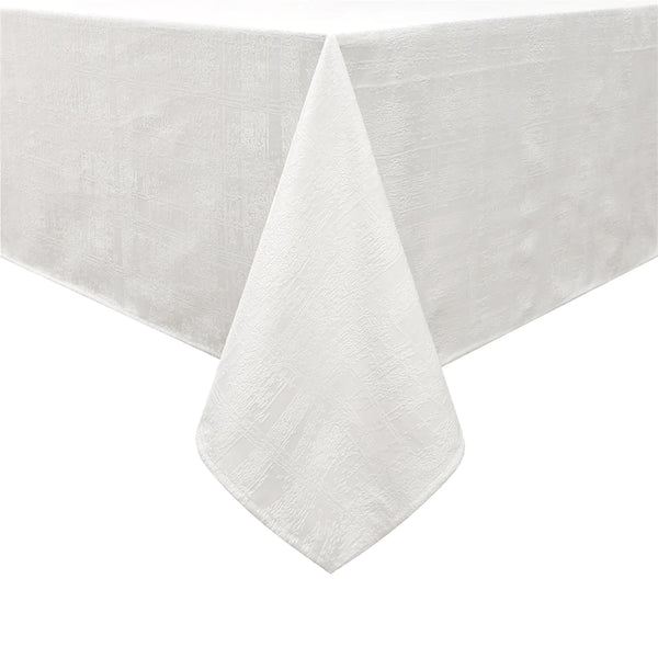 White Velvet Tablecloth