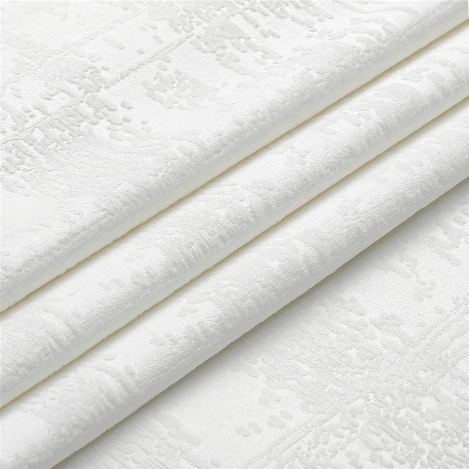 White Velvet Tablecloth