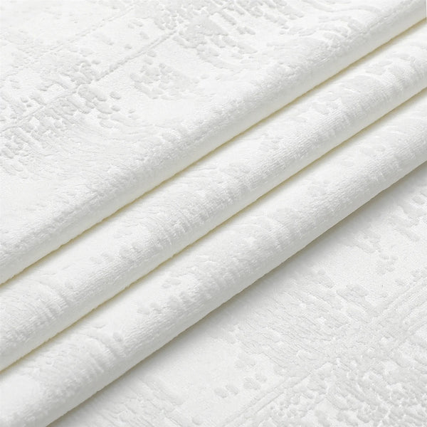 White Velvet Tablecloth
