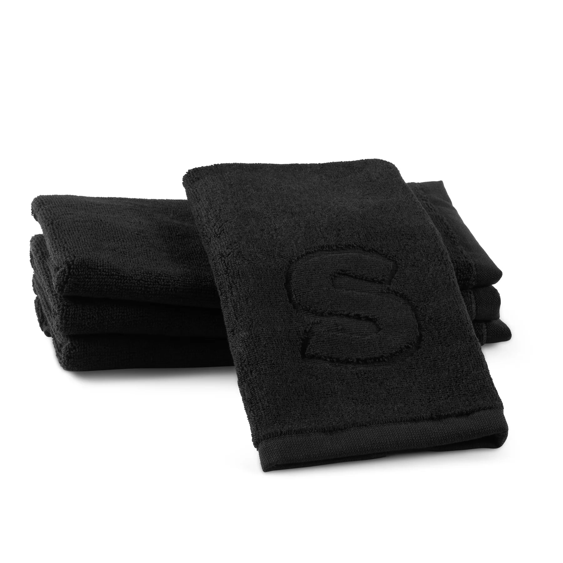 Embossed Initial Finger Towel