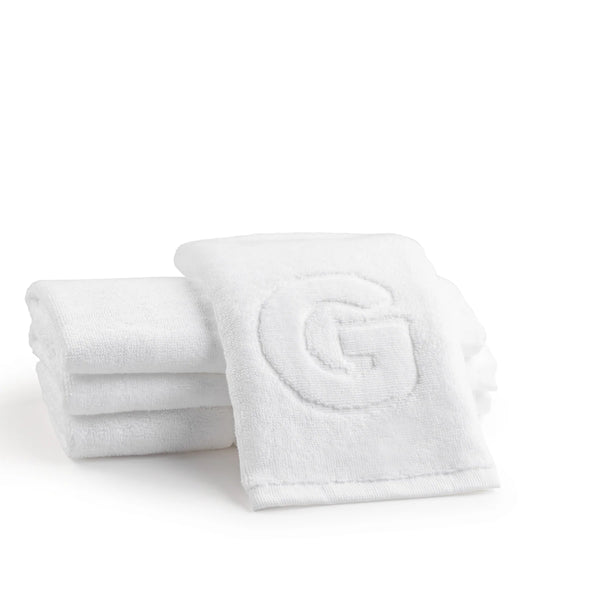 Embossed Initial Finger Towel
