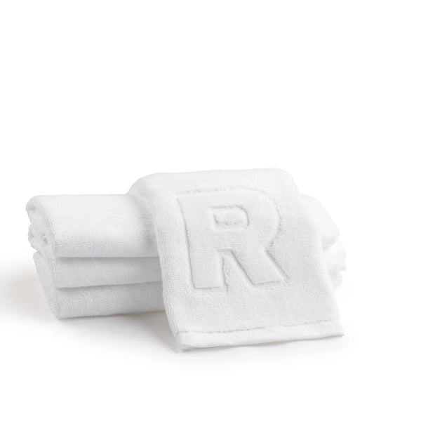 Embossed Initial Finger Towel