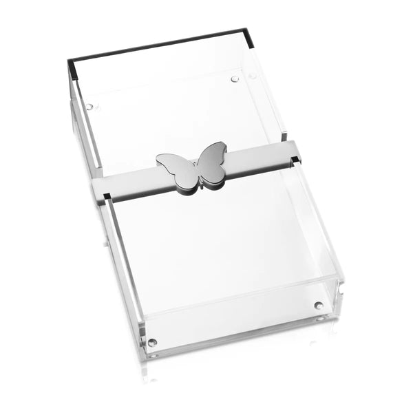 Lucite Paper Towel Holder Butterfly
