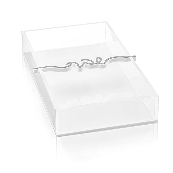 Lucite Paper  Shabat Towel Holder