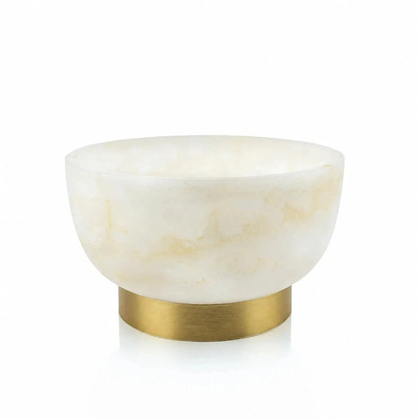 Round Resin Centerpiece Decorative Bowl