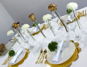 Lucite Magnetic Bud/Flower Vase Set Of 5