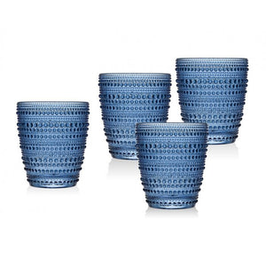 Lumina blue Glasses Set Of 4