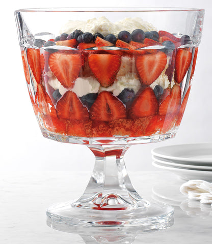 Maison Paneled 85OZ Trifle Bowl