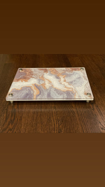 Lucite Board/Tray With design