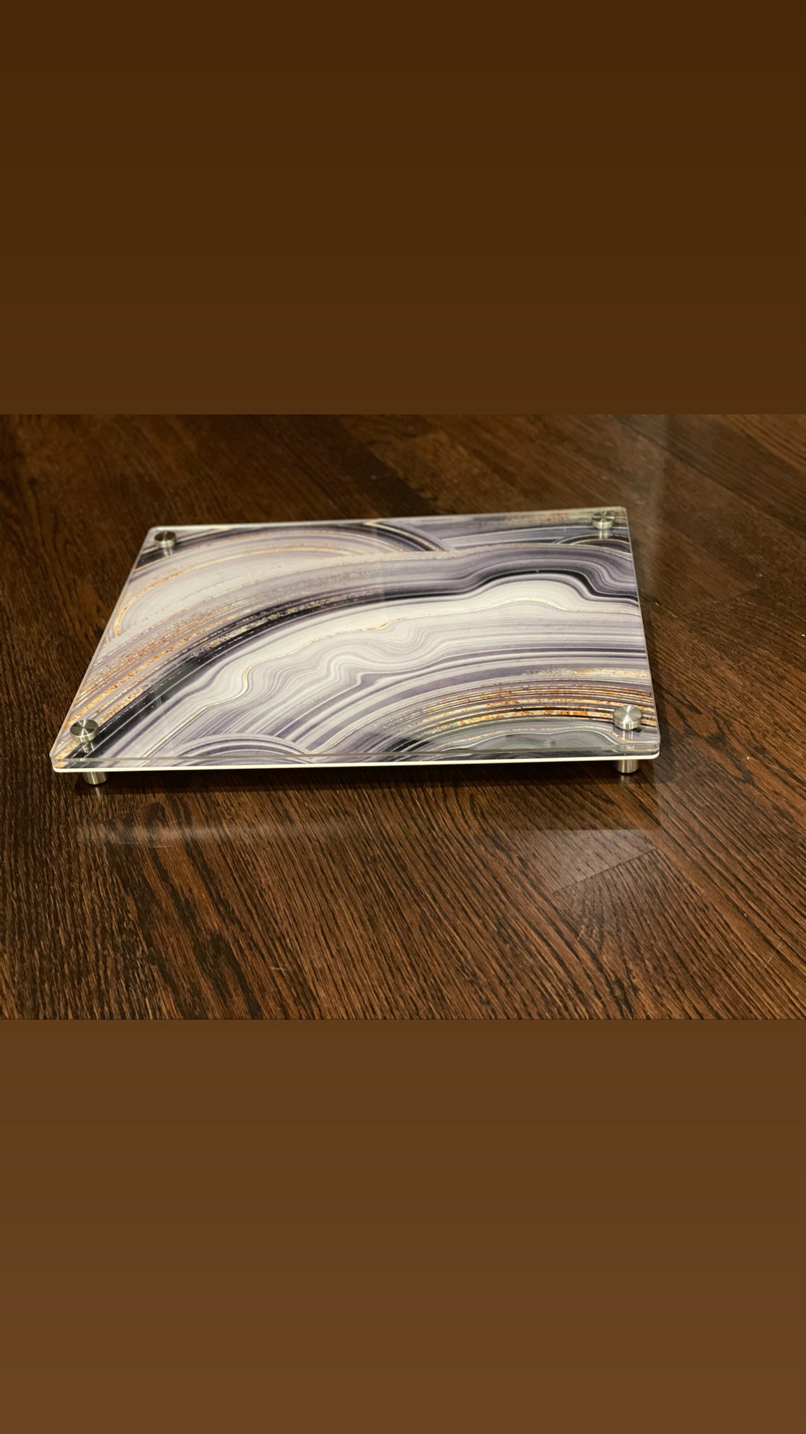Lucite Board/Tray With design