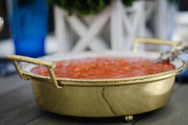 Croc Round aluminum Pan Holder