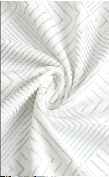 Velvet Geometric Tablecloth