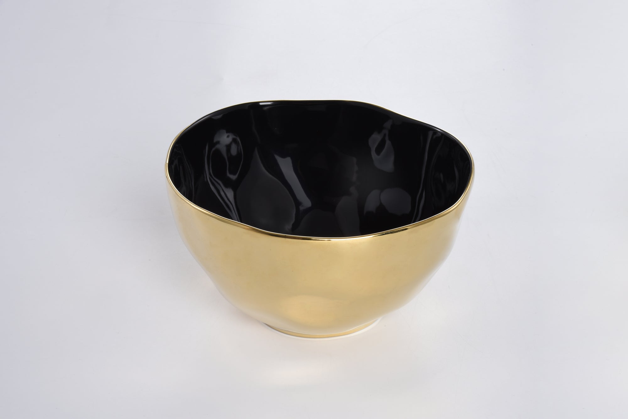 Gold/Black Porcelain Bowl