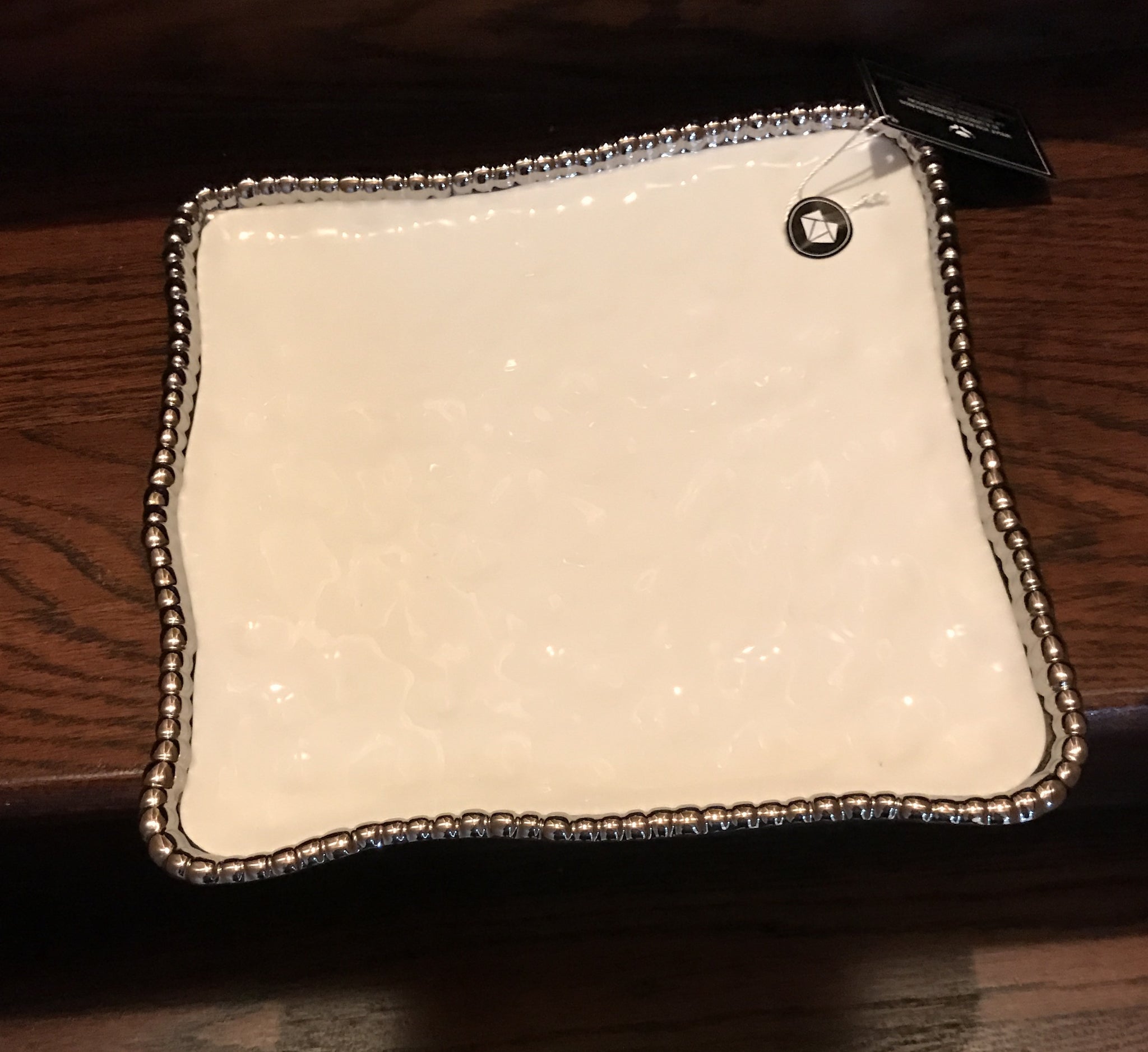 Porcelaine Square Tray 12"