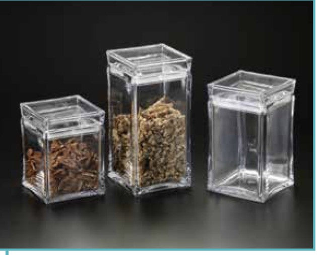 Square Acrylic Canister