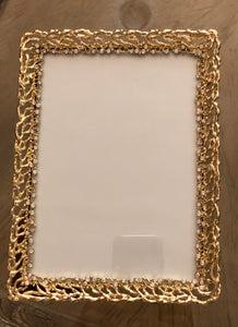 Jeweled Aylena Frame Gold Plated 5 X 7
