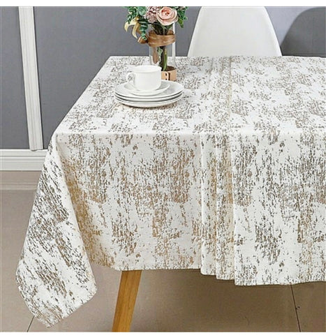 Velvet Metallic Tablecloth