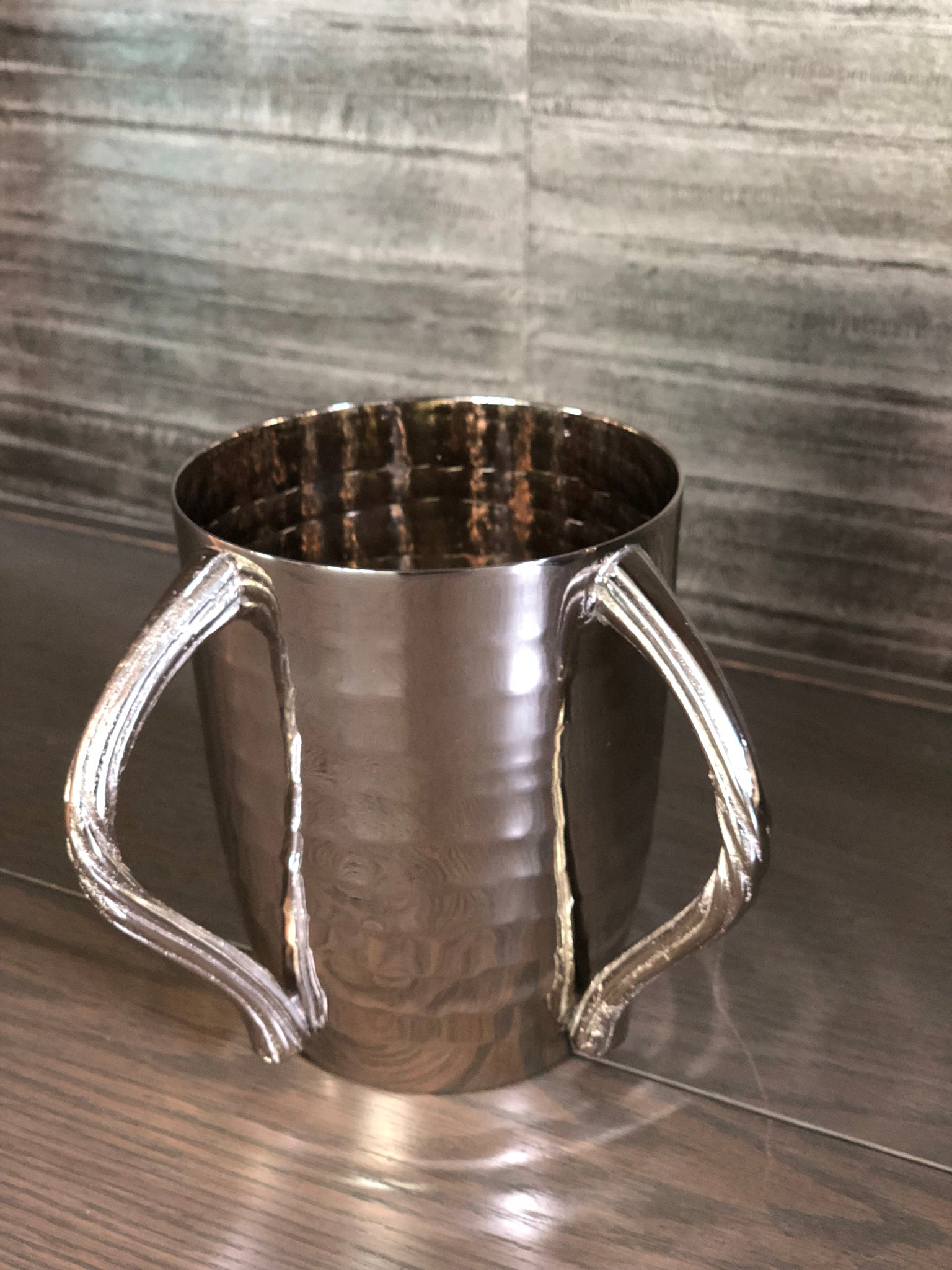 Hammered Washing Cup