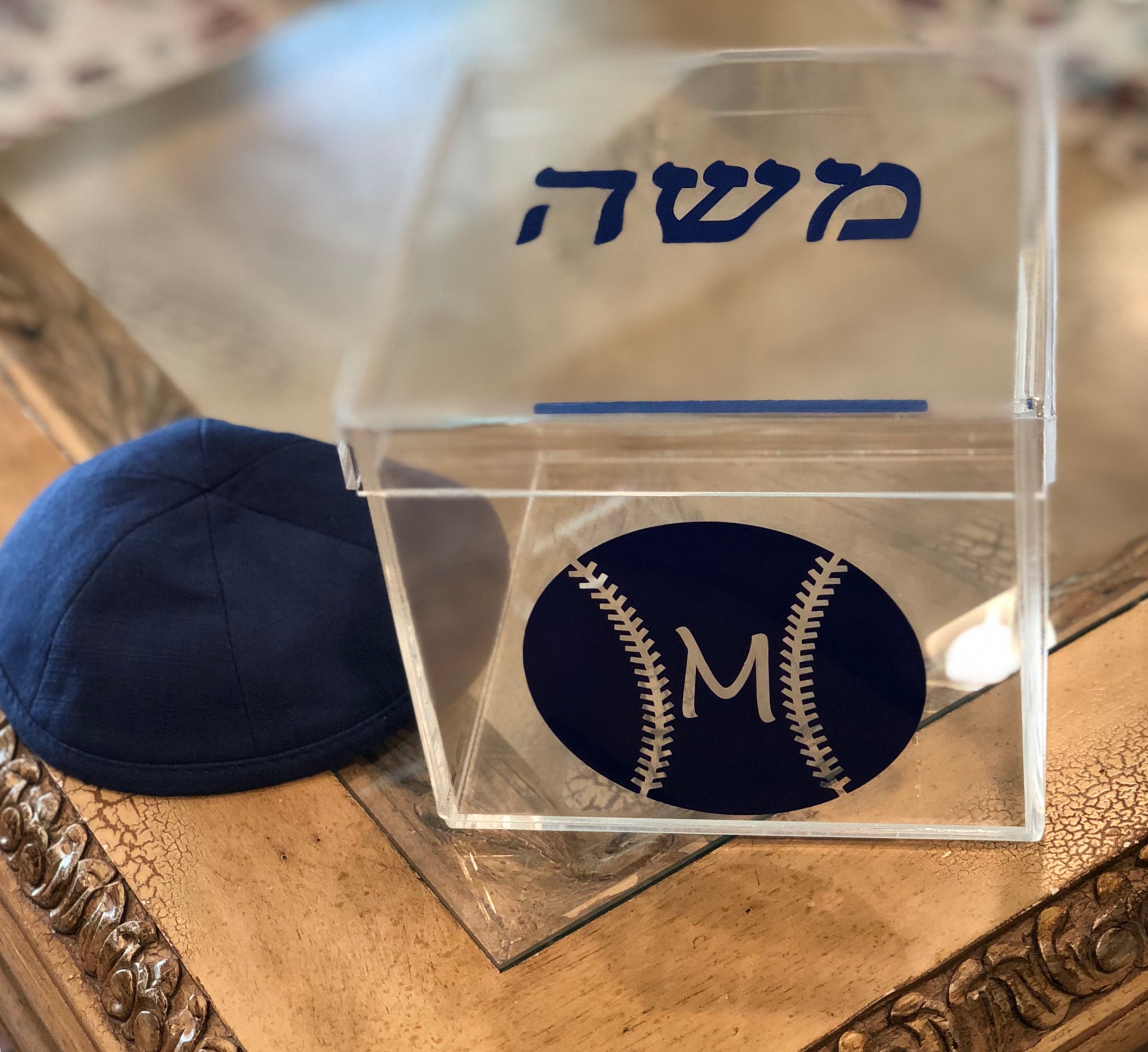 Acrylic Kippah Box 6x6