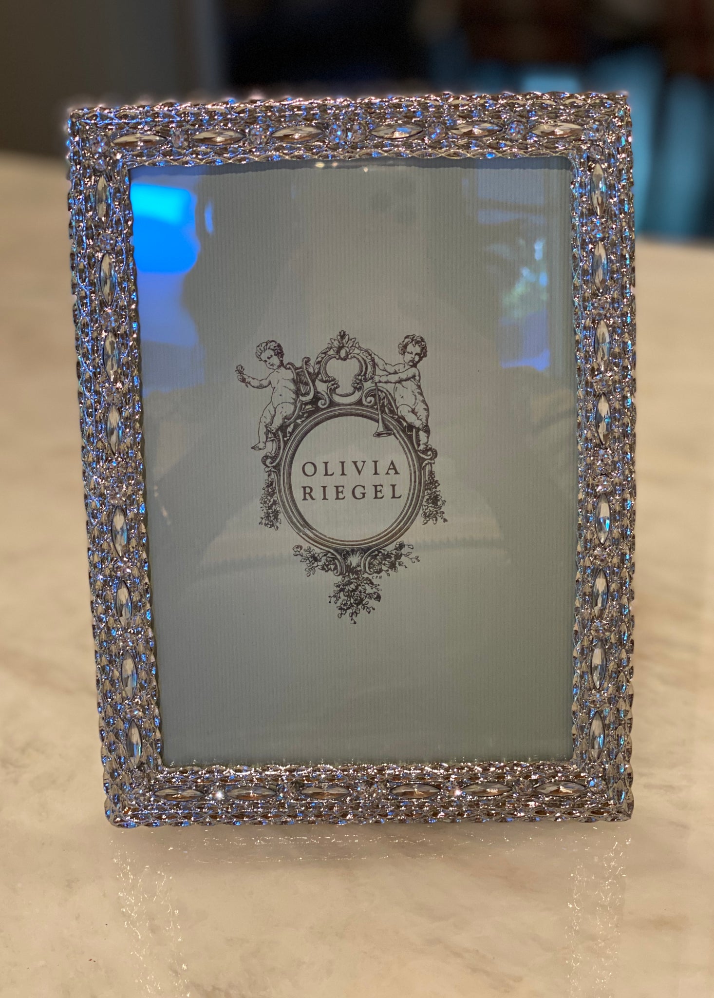 Olivia Riegel Cameron Silver Picture Frame 5x7