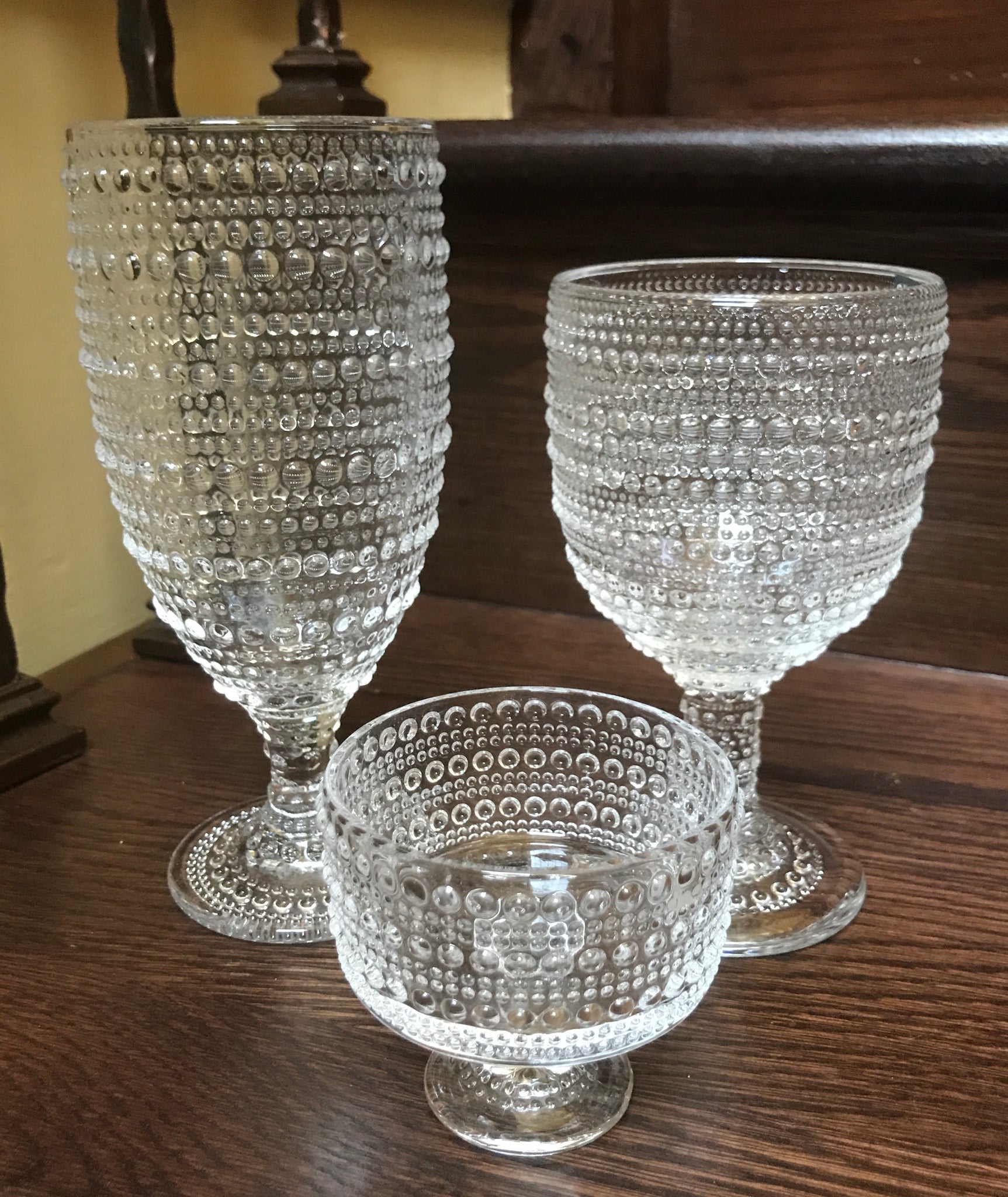 Lumina Footed Water/Wine Goblets Set Of 4