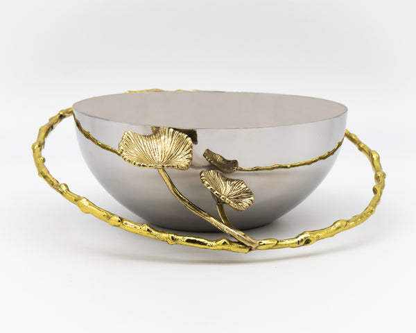 Mayfair Bowl with Gold branch