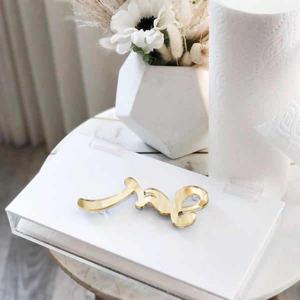 Lucite Shabbos Box/Paper Towel Holder