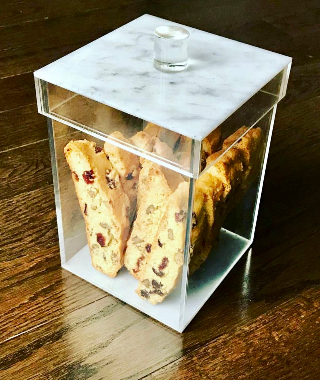 Lucite  Cookie Jar