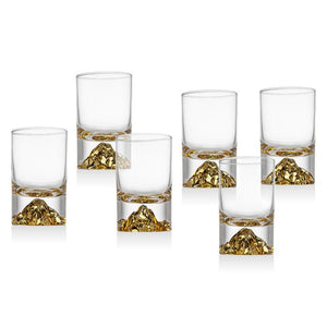 Sierra Gold Bottom Shot Glasses