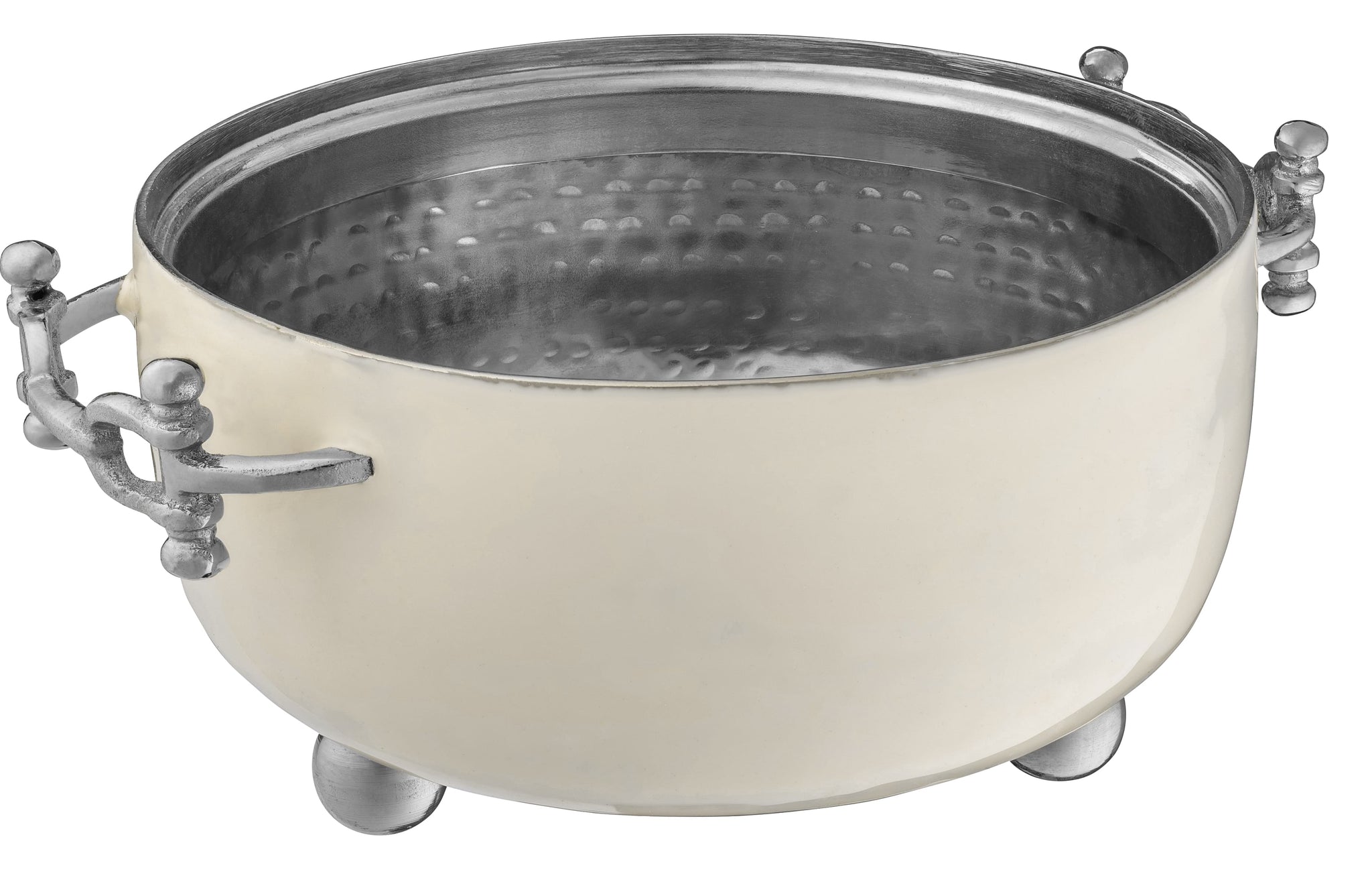Entangled Enamel Dip Holder With Silver Handles