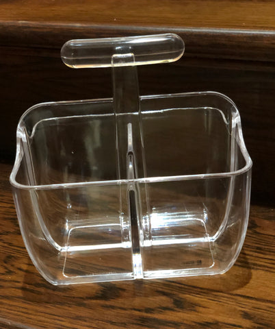 Lucite Caddy with Handle