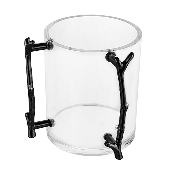 Lucite Washing Cup With Branch Handles