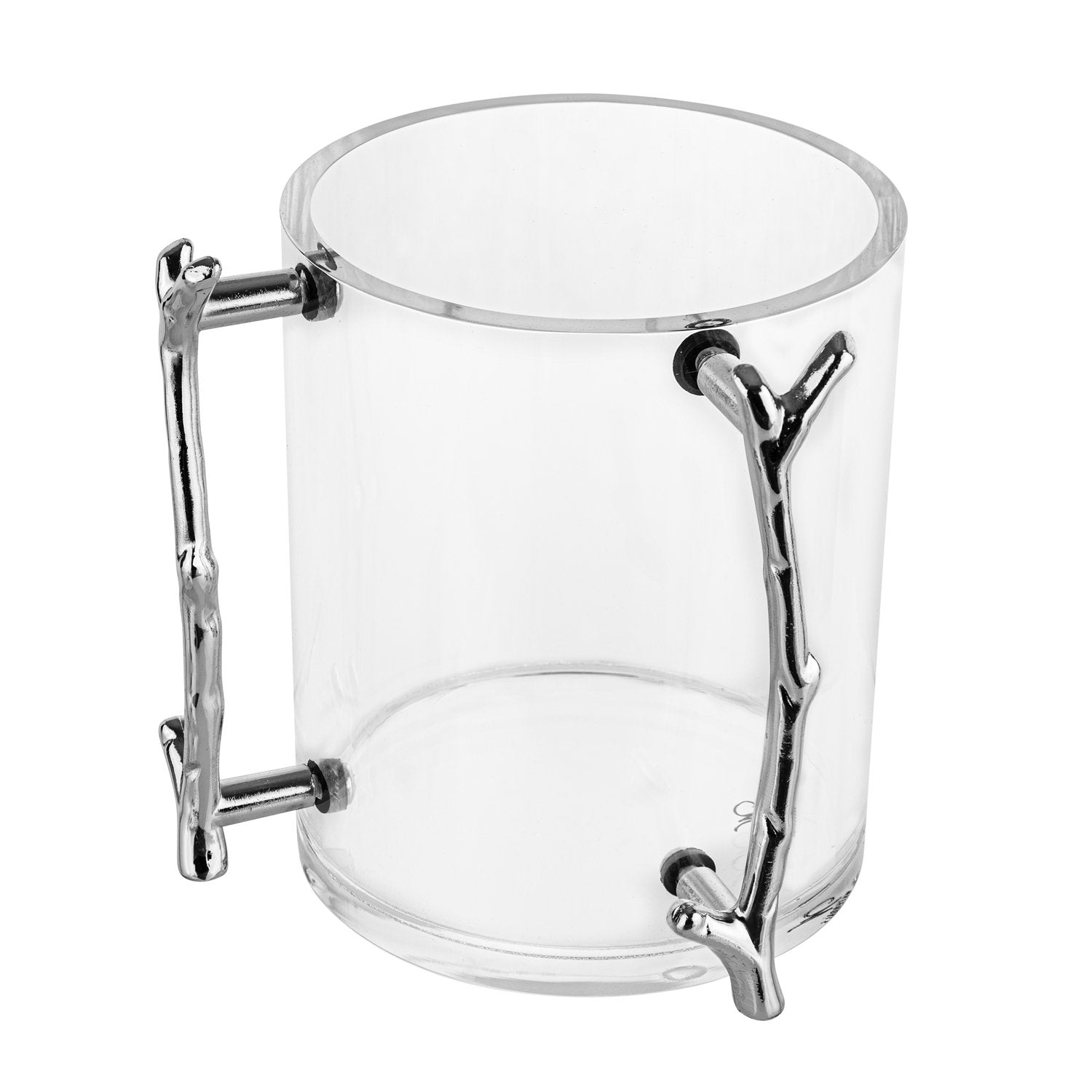 Lucite Washing Cup With Branch Handles