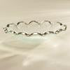Ruffle oval bowl 12x8