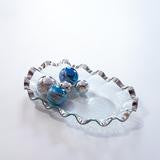 Ruffle large oval shallow bowl 19 x 12