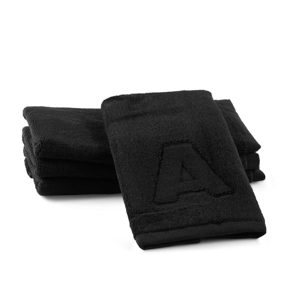 Embossed Initial Finger Towel