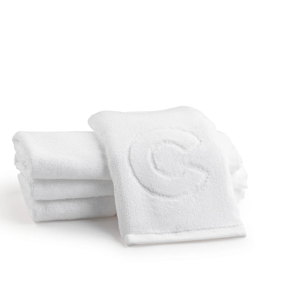 Embossed Initial Finger Towel
