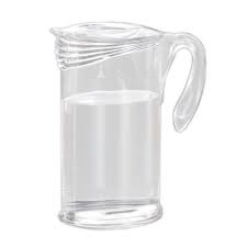 Lucite Oval 2 QT Pitcher